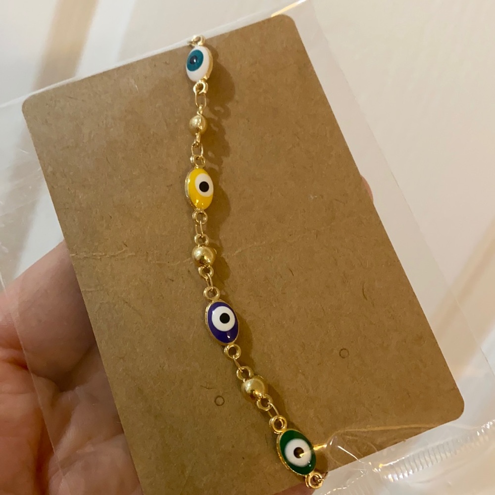 Evil eye multi color bracelet ❤️